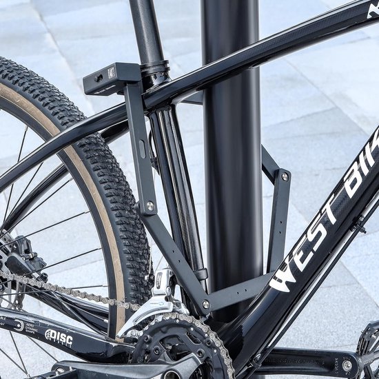 URBAN UR469Y Opvouwbaar Fietsslot, Zichtbaarder, Vouwslot 70cm Compacter, Gemakkelijker te vervoeren Zonder Lawaai, Anti Diefstal Bike Lock, Multifunctioneel Slot voor Fiets en Elektrische Scooter