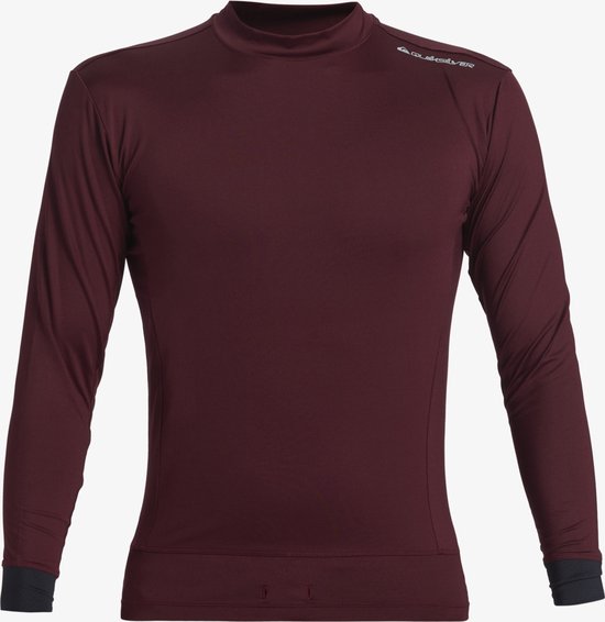 Quiksilver - UV-surf T-shirt voor heren - Highline - Lange mouw - UPF50+ - Wijnrood - maat M