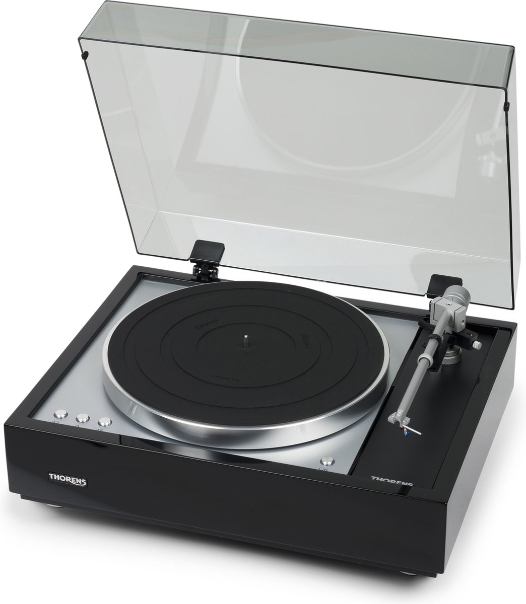 Thorens TD 1601 black - Platenspeler met riem aandrijving