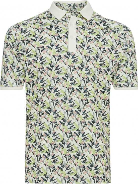 CORNELIO | Printed polo with leaves and flowers Multi (TRPOIA036 - 1000)