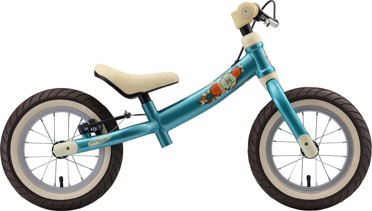 BikeStar Sport, meegroei loopfiets, 12 inch, turquoise