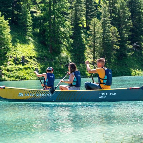 Canoë Opblaasbaar Aqua Marina Tomahawk AIR-C 480 - 3 personnes