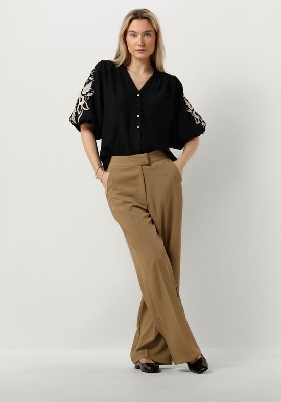 NUKUS Olivia Pants Broeken Dames - Cognac