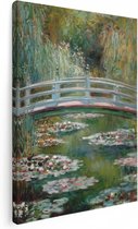Artaza Peinture sur toile Claude Monet – Pont aux nénuphars par Claude Monet – 30 x 40 – Klein – Photo sur toile – Impression sur toile