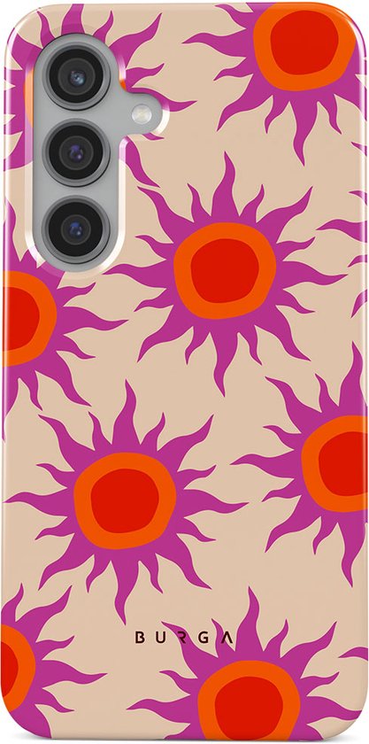 BURGA Telefoonhoesje voor Samsung Galaxy S24 Plus - Schokbestendige Hardcase Hoesje - Sunset Glow