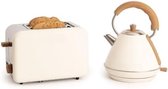 Gratyfied - Retro broodrooster - Retro keuken producten - Retro tosti apparaat - ‎38 x 50,5 x 45 cm - 3,5 kg - 1,7L - Retro/ gebroken wit‎
