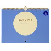 Agenda familial 18 mois A-Journal 2024-2025 - Circle