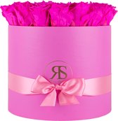 Flowerbox Longlife Ciara rose - Large gamme de cadeaux de Luxe et faits à la main - Surprenez d'une manière particulière - Les roses ont une durée de conservation de 2 ans!