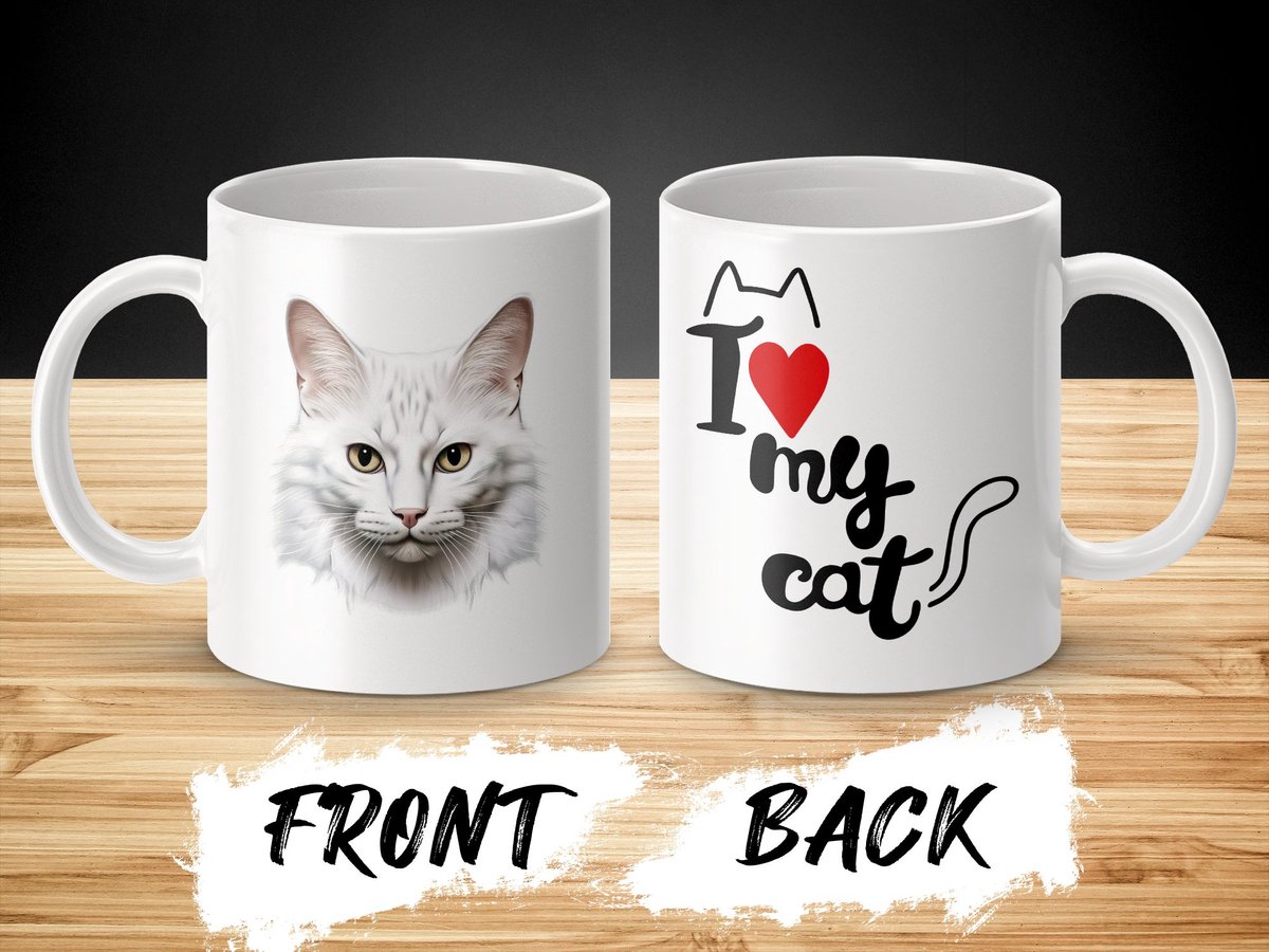 Mok Turkish Van cat - kat - I love my cat - cat lovers - katten