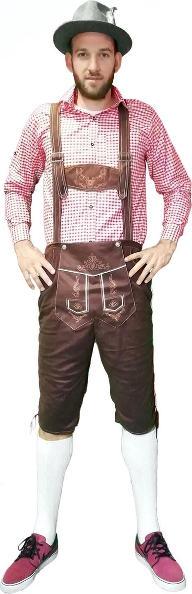 Tiroler Johan broek bruin - Maat 56