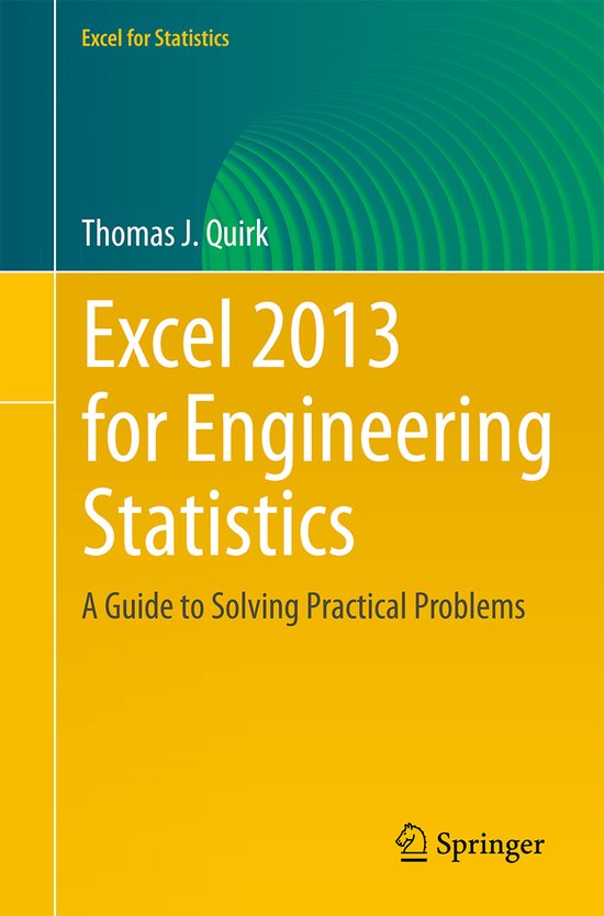 Excel 2013 for Engineering Statistics - cover
