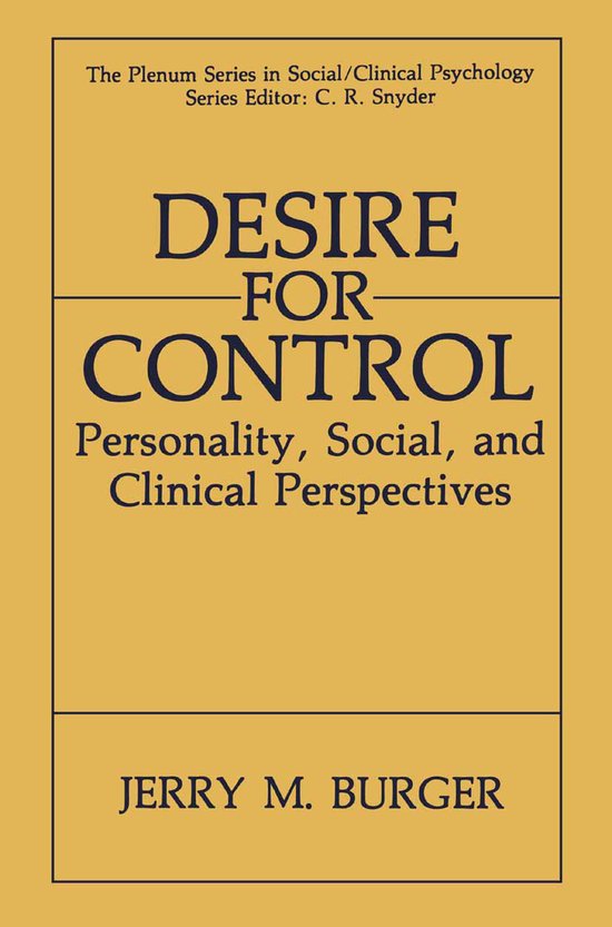 Desire for Control - cover