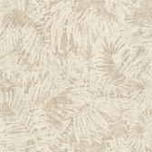 Natuur behang Profhome 322632-GU vliesbehang licht gestructureerd met bloemmotief mat beige crèmewit bronzen 5,33 m2