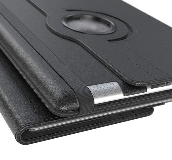 Etui iPad Rotatif Zwart - Housse pour Apple iPad 2,3,4 (2012 et 2013) - Eco- Cuir - Protection intégrale jusqu'à 2 mètres