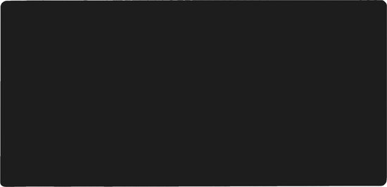 NOOBLU Bureau onderlegger DUBL - 85 x 45 cm - Senso Midnight black