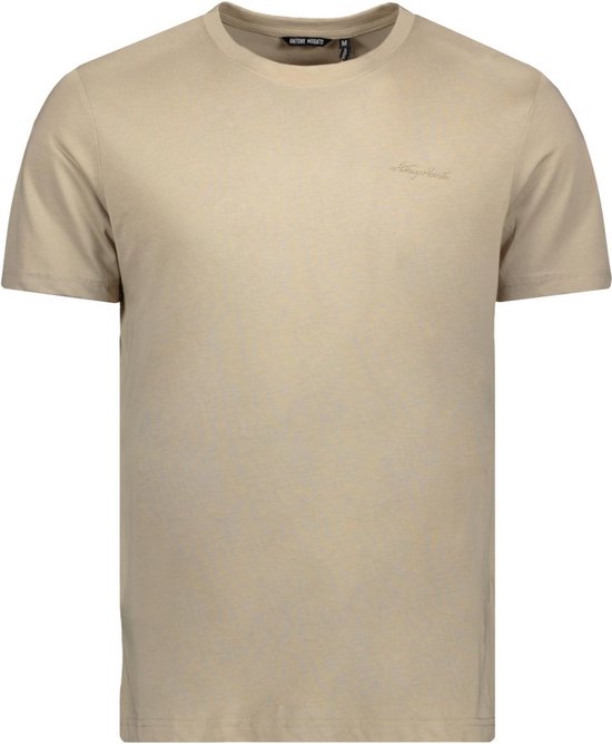 Antony Morato T-shirt Knitwear Mmks02366 Fa100231 2081 Sand Mannen Maat - M