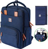 Brisby Wear Resistant Diaper Bag - Nursery Bag - Avec Buggy Mount - Blauw