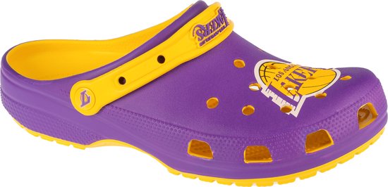 Crocs Classic NBA LA Lakers Clog 208650-75Y, Homme, Jaune, Slippers, taille: 44
