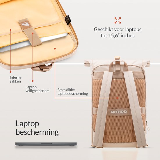 Sac à dos imperméable - Beige