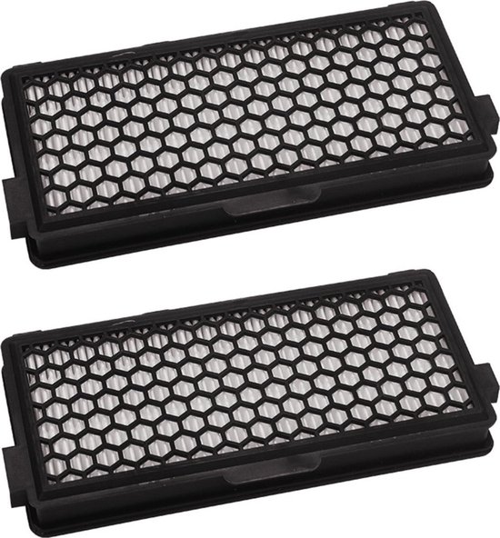 Foto: Somstyle actieve hepa filter set 2 stuks geschikt voor miele classic compact c1 complete c2 c3 vervangbare stofzuiger onderdelen 2 stuks zwart