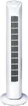 Lifetime Air Torenventilator - Ventilator met 3 Snelheden - Draaibare Ventilator Staand - Vloerventilator 55dB - Perfect voor Slaapkamer en Kantoor - Netstroom Kabel 1,5M - 81 x 22 cm - Wit