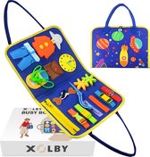 Xolby® Montessori Speelgoed - Activiteitenbord - Busy Board - Montessori voor thuis - Motoriek Speelgoed - Educatief - Sensorisch Speelgoed