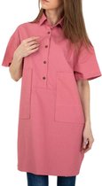 JCL oversized lange blouse roze M/L 38/40
