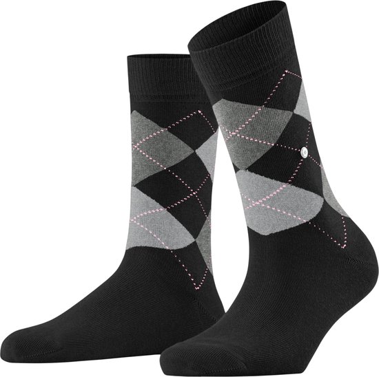 Burlington Queen one-size duurzaam biologisch katoen sokken dames zwart - Maat 36-41