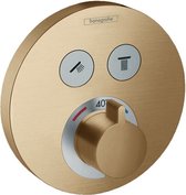 hansgrohe ShowerSelect S thermostaat afbouwdeel voor 2 functies Brushed Bronze