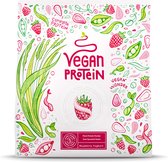 Alpha Foods Vegan Proteine poeder - Eiwitpoeder als maaltijd of ontbijtshake, Plantaardige Proteine Shake, 600 gram voor 40 shakes, met Framboos Yoghurt smaak (nieuw recept)