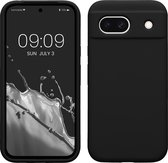 kwmobile telefoonhoesje geschikt voor Google Pixel 8a - Hoesje met siliconen coating - Smartphone case in zwart