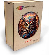 Eureka Rainbow Wooden Puzzel Uil (MDF-box)