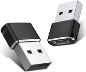 A-Konic© USB-C naar USB convertor - 2-stuks - Hub - Adapter - USB 3.1 to USB C HUB - USB C naar USB A female - geschikt voor Dell, Apple, Lenovo en nog vele meer - Zwart