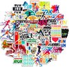 Hardloop Stickers - Go Running Sticker Set 4x5CM - voor Waterfles, Laptop, Auto etc. Run/Running/Joggen/Lopen/Sport