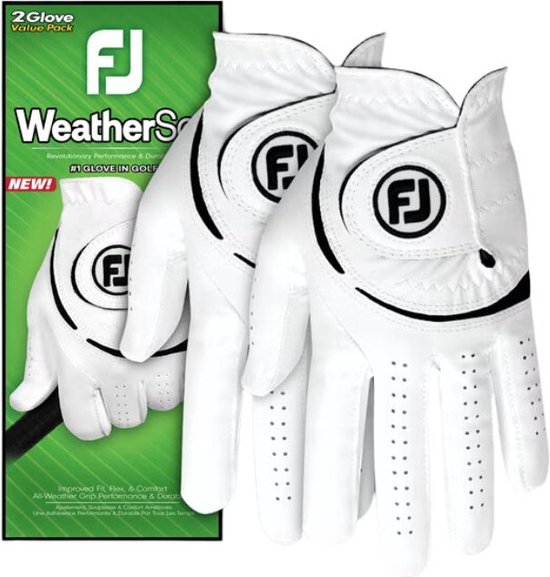 Gants de golf Footjoy Weathersof pour femmes, paquet de 2, 2024, taille S