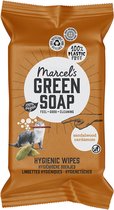 Marcel's Green Soap Hygiënische Schoonmaakdoekjes Sandelhout & Kardamom 6 x 60 stuks