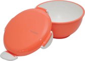 TAKENAKA Bento Bowl Tangerine Orange milieuvriendelijke lunchbox gemaakt in Japan, BPA- & rietvrij, 100% recyclebaar plastic flesgebruik, magnetron- en vaatwasmachinebestendig, Bentobox rechthoekig W11.0xH10.0cm 1000ml (Mandarijn Sinaasappel)