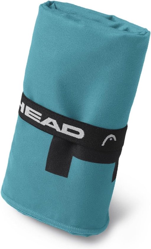 Head Active - microvezelhanddoek met elastische band, microvezelhanddoekenset, pluizig en licht, sneldrogende fitnesshanddoek, absorberende badhanddoek, ruimtebesparende reishanddoeken