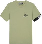 Malelions captain t-shirt 2.0 in de kleur groen.