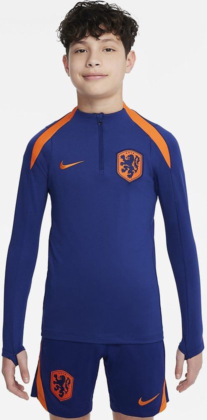 Nike Nederland 24/25 Strike Dri- FIT Football Training Top Kids Bleu Royal Blue Taille 122/128
