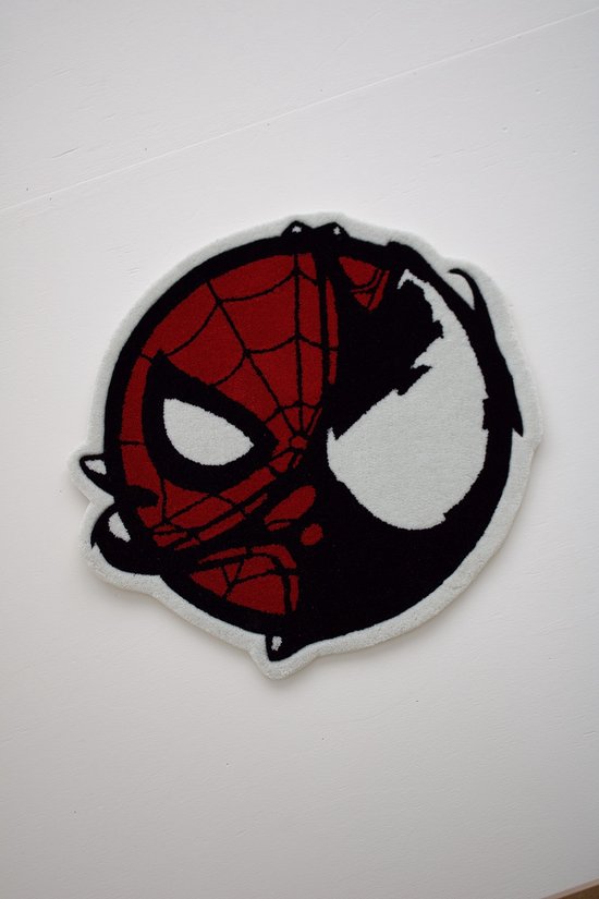 Spiderman vs venom Handgemaakt Unfold tapijt, kamer, cadeau, Pasen
