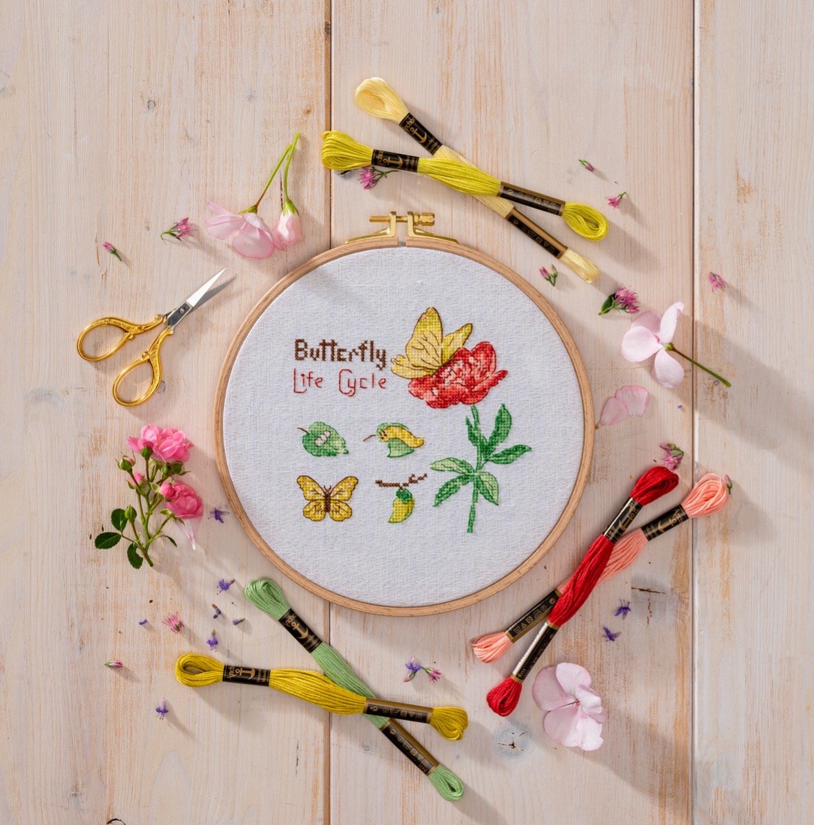 Anchor borduurpakket Butterfly DCX014 borduren