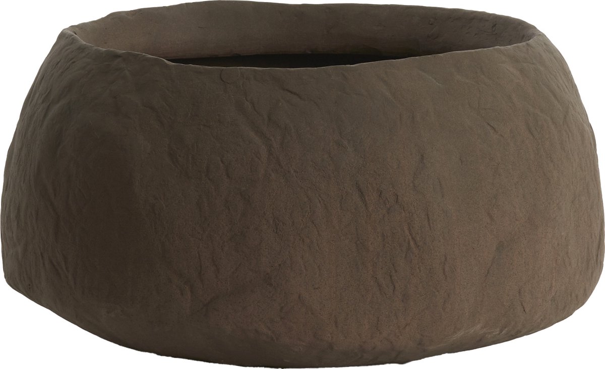 Vaas TINGRI - Ø39x21cm - Bruin