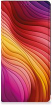 Stand Case geschikt voor Samsung Galaxy S23 FE Regenboog