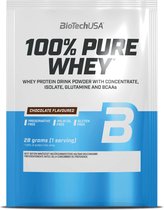 Protein Poeder - 100% Pure Whey 28g + Bromelain BioTechUSA - Caramel Zeezout
