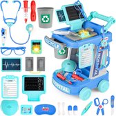 Dokterset Speelgoed - Dierenarts Speelgoed - Dokterset - Kinderspeelgoed voor Jongens en Meisjes - Vanaf 2 Jaar geschikt voor 3, 4, 5 en Ouder - Blauw