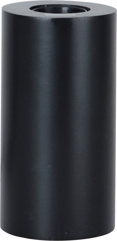 Star Trading tafellamp Tub, hout, zwart, 8x15cm