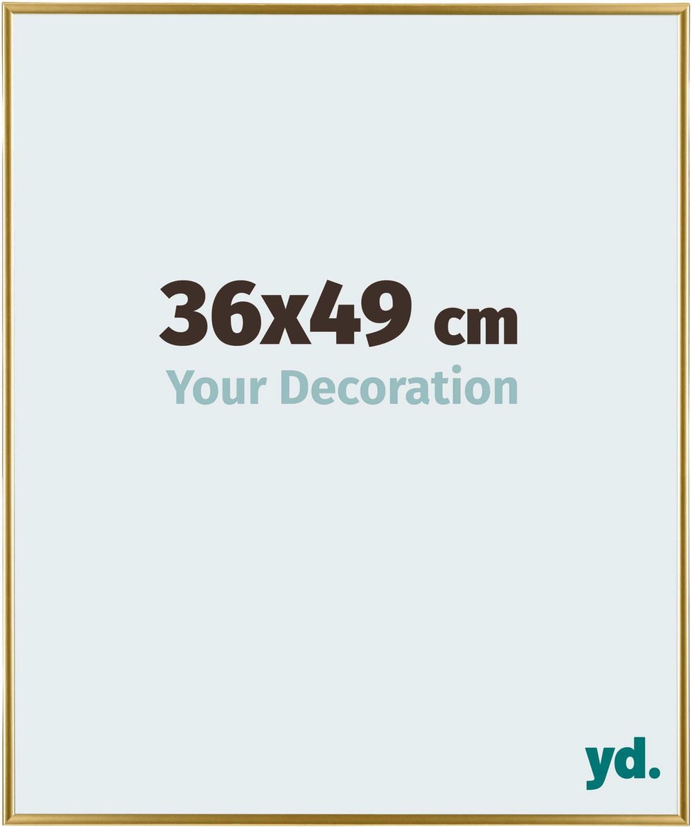 yd. Your Decoration - Fotolijst 36x49 cm - Kunststof - Goud - Evry