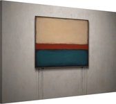 Weergave van minimalisme schilderijen - Druppels schilderijen - Canvas schilderij Abstracte kunst - Schilderij vintage - Canvas keuken - Muurkunst 90x60 cm
