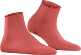 FALKE Cotton Touch damessokken kort - kreeftoranje (lobster) - Maat: 39-42